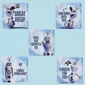 10 Frozen 2 Olaf Scegli il Naso - Adesivi Grandi - Bomboniere - Ricompense - Foto 1 di 1