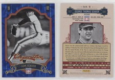 2012 Panini Cooperstown Blue Crystal Collection /499 Tom Seaver #91 HOF