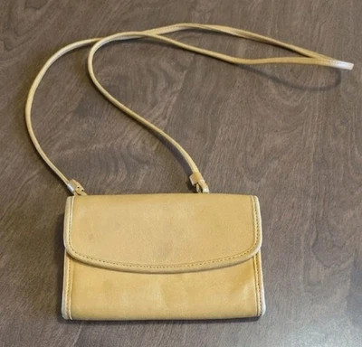 coach crossbody bag and wallet Mustard Yellow Vintage Rare Collectable Clutch - Image 1 of 4