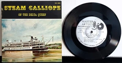 Steam Calliope On The Delta Queen  1968 7 Inch 33 ⅓ RPM Record Clarke Hawley - Image 1 of 2
