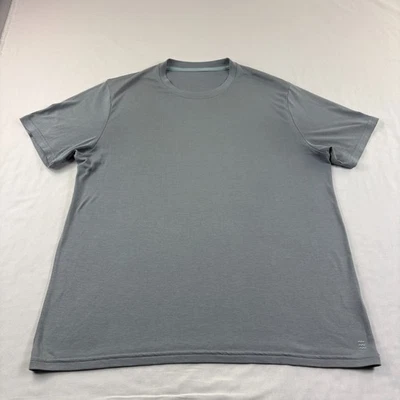 Free Fly Shirt Men Medium Gray Performance Bamboo Stretch Short Sleeve Crew Neck - Image 1 of 4