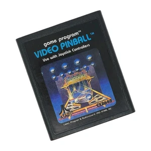 Video Pinball (Atari 2600, 1981) Video Game Cartridge Only CX2648 -A - Picture 1 of 4