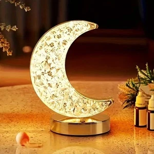 Moon Lamp, 3 Colors Stepless Dimmable Table Lamp, Touch Control Moon Light, U... - Picture 1 of 8