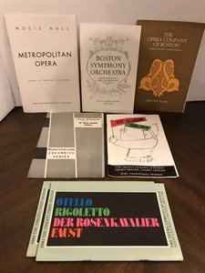 Opera Company of Boston Programme Ephemera 60er 70er 80er Sarah Caldwell - Bild 1 von 4