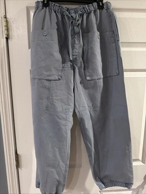 WE THE FREE Hayden Pull-On FREE PEOPLE Cargo Pants in Blue SIZE M NWOT - Image 1 of 4