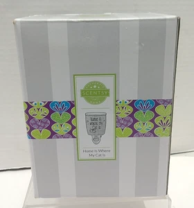 Scentsy Home Is Where My Cat Is Mini Scalda Luce Notturna Spina da Parete Nuovo con Scatola - Foto 1 di 7