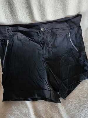 Pantalones cortos absorbentes negros pizarra mandarina para mujer talla XL Foto 1 de 3