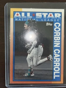 2025 Topps Series 2 1990 35th Anni. All-Star Corbin Carroll Diamondbacks 90AS-13 - Bild 1 von 2