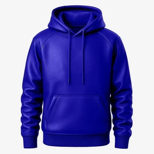 Men's Genuine Lambskin Leather Hoodie Premium Handmade Jacket Luxury Streetwear - Picture 1 of 8