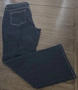 Susan Graver Damen Blue Jeans Stretch Denim Classic Bootcut Größe 12-P - Bild 1 von 18
