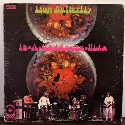 IRON BUTTERFLY - In-A-Gadda-Da-Vida (1968) - 12" Vinyl Record LP - VG - Image 1 of 3