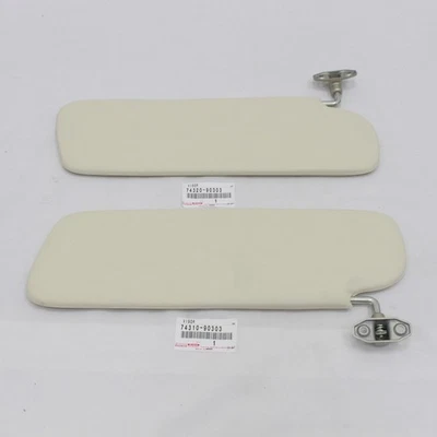 GENUINE TOYOTA LAND CRUISER BJ40 FJ40 FJ45 FJ55 HJ47 69-86 Sun Visor RH LH Set - Image 1 of 3