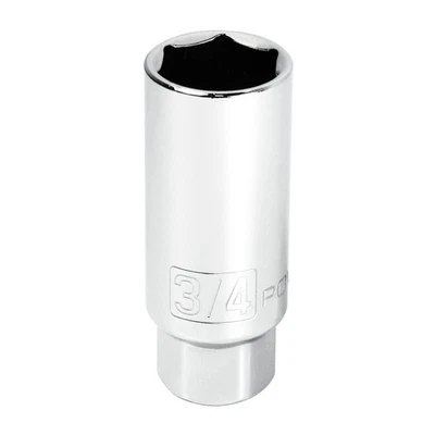 Powerbuilt 3/8 Inch Drive 3/4 Inch Spark Plug Socket - 643006 - Image 1 of 4