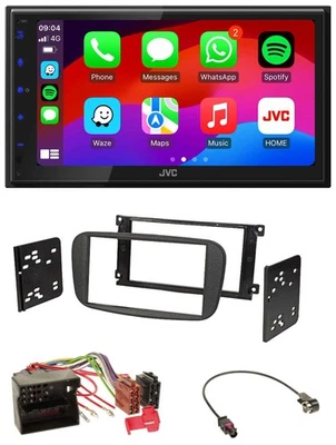 JVC Bluetooth 2DIN MP3 DAB USB Autoradio für Ford S-Max ab 2007 Mondeo schwarz - Bild 1 von 4