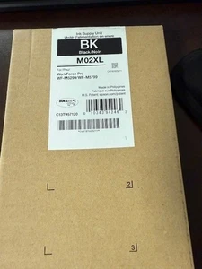 Epson M02XL120 Tintenpack - Schwarz mit hoher Kapazität (10.000 Kapazität).  NEU. EXP 2029 - Bild 1 von 2