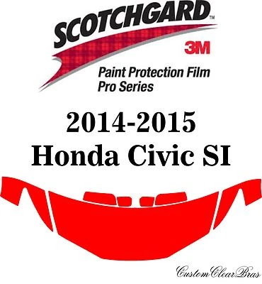 Película de protección de pintura 3M Scotchgard serie Pro para Honda Civic SI 2014 2015 Foto 1 de 3