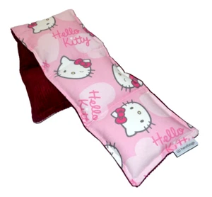 Wheat Bag/Heat Pack 5 SECTIONS -HELLO KITTY - long- 66x14cms-FREE EXPRESS post. - Picture 1 of 2