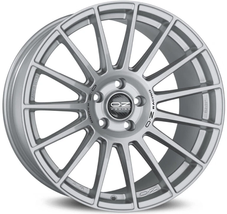 Sommerräder Tesla S Alufelgen OZ Superturismo LM 19 Zoll silber Michelin - Bild 1 von 2