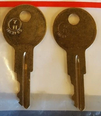 2-Keys ONLY FOR Sentry Safe Box 1150 Chests Letters A-B-C-G-H-I-J-K-L-M-O-W key