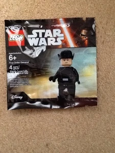 STAR WARS LEGO FIRST ORDER GENERAL MINIFIGURE RARE POLYBAG - Picture 1 of 1