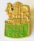 Womens C Of C Ar 1981 Royal Pin Badge Rare Vintage (e1)