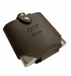 Cubierta de PU personalizada frasco de cadera/frasco de bolsillo - Best Man para hombre regalo grabado gratis - Imagen 1 de 7