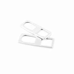 ABS Silver Rear Reading Lamp Frame Cover Trim 2PCS Fit For BMW X1 E84 2010-2015 - Picture 1 of 6