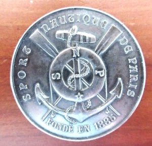 FRANCE-1888- ANCHOR, PADDLE & LIVE SAVER - SILVER - Picture 1 of 2