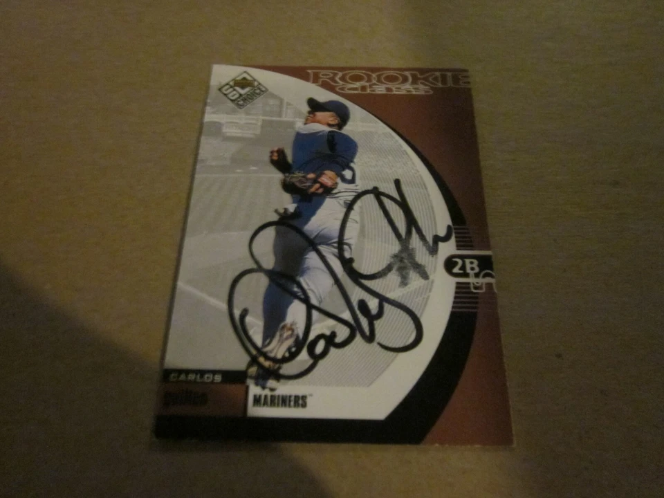 CARLOS GUILLEN SIGNED AUTOGRAPHED 1999 UD CHOICE ROOKIE CLASS CARD # 19 - Image 1 of 1