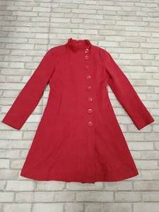 Abrigo rojo claro Desigual con relieve talla 36 - Imagen 1 de 15