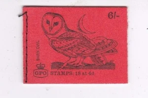 BRIEFMARKEN: QE II genähte vordezimale Broschüren - 6/- Vögel QP38-QP54 - Bild 1 von 1