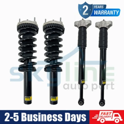 4x Conjuntos de puntales amortiguadores delanteros traseros para Maserati Ghibli S Q4 AWD 14-19 Foto 1 de 4