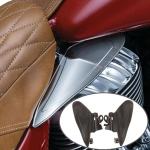 Motorcycle Smoke Saddle Shield Heat Deflectors Cover For Indian Chief Chieftain - Bild 1 von 12