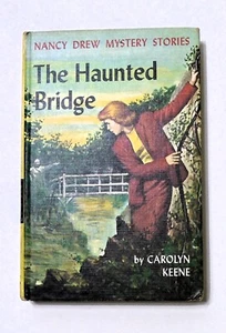Vintage Nancy Drew Mystery Book 1937 'The Haunted Bridge' - Carolyn Keene -HC - Bild 1 von 4