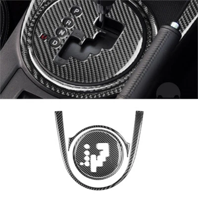 4Pcs Carbon Fiber Interior Gear Shift Cover Trim For Mazda MX-5 Miata 2009-2015 - Image 1 of 4
