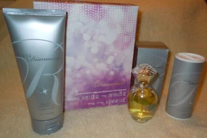 Avon NOS Rare Diamonds  Parfum Spray 1.7oz Gift Set Lotion and Body Powder boxes - Picture 1 of 3