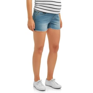 Times Two Over Belly Super Soft Maternity Shorts with Fringe Hem Size 3X - Picture 1 of 4