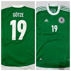 Mario Gotze #19 Germany 2012/13 Away Jersey Mens S SMALL Soccer Euro Adidas