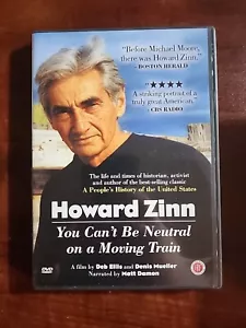 Howard Zinn You Can't Be Neutral on a Moving Train DVD - Foto 1 di 2