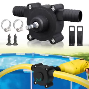 Hand Electric Drill Drive Self Priming Powered Oil Fluid Water Transfer Pump US - Picture 1 of 14