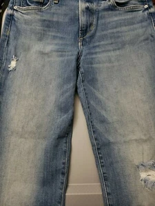 Joe's Jeans Women's Size 30X31 Blue High Rise Distressed Ankle Stretch $198 - Picture 1 of 6