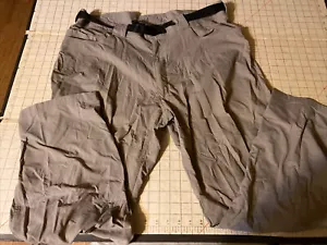 Cabela's Pants Men Size 42x32 Outdoor Hiking Lightweight Gray Nylon 90-5934 - Picture 1 of 5