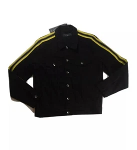 Eternity mens jean JACKET 100% authentic size Large black - Picture 1 of 6