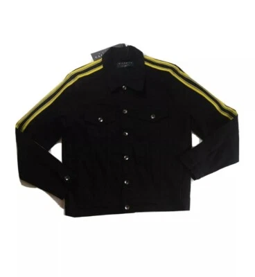 Eternity mens jean JACKET 100% authentic size Large black  - Image 1 of 4