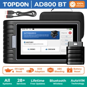 TOPDON AD800 BT 2 OBD2 EOBD Car Diagnostic Scanner Tool Full System IMMO EPB DPF - Picture 1 of 14