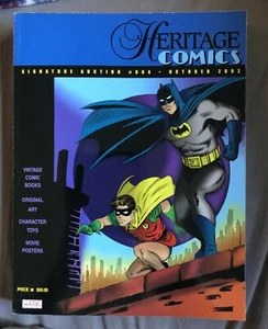 HERITAGE SIGNATURE COMICS AUCTION - October 2002 - Batman Robin cover - Picture 1 of 3
