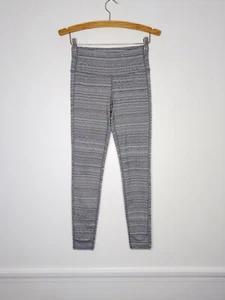 Athleta High Rise Jacquard Chaturanga Leggings grises texturizados pequeños - Imagen 1 de 8