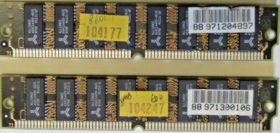Alliance Used 16MB (2 x 8MB) non-parity EDO Desktop Ram SIMM 72 Pin AS4C14405-60 - Image 1 of 2