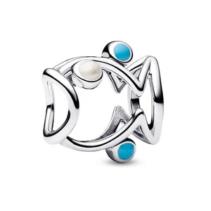 PANDORA Schmuck Charm Silber Fisch 793819C01 - Picture 1 of 4