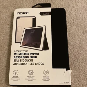 New Incipio Octane Folio Case/Cover For iPad Air 2 Black - Picture 1 of 2